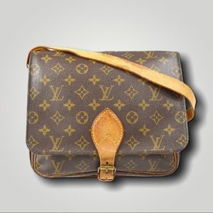 LOUIS VUITTON CARTOUCHIERE GM SHOULDER BAG PURSE